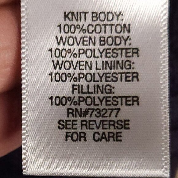 Croft & Barrow Purple Quilted Full Zip Sweater Medium - Picture 6 of 6